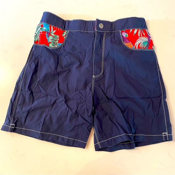 MC2 Saint Barth Classic Hawaiian patchwork Men’s Slim-Fit Swim Short